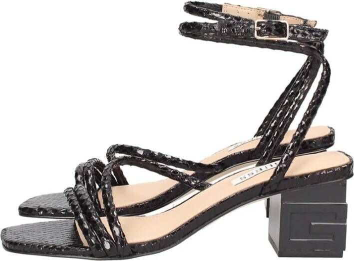 Guess Hoge hak sandalen Zwart Black Dames