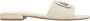 Guess Leren Damessandalen Lente Zomer Collectie Beige Dames - Thumbnail 3