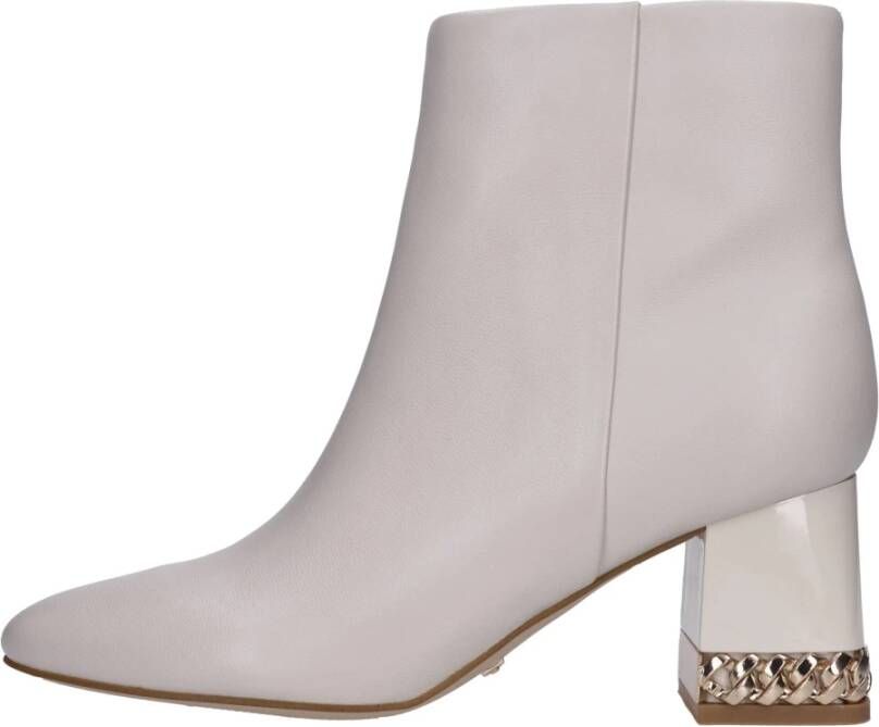Guess Ivoorwitte laarzen met puntige neus en kettingdetail White Dames - Foto 3