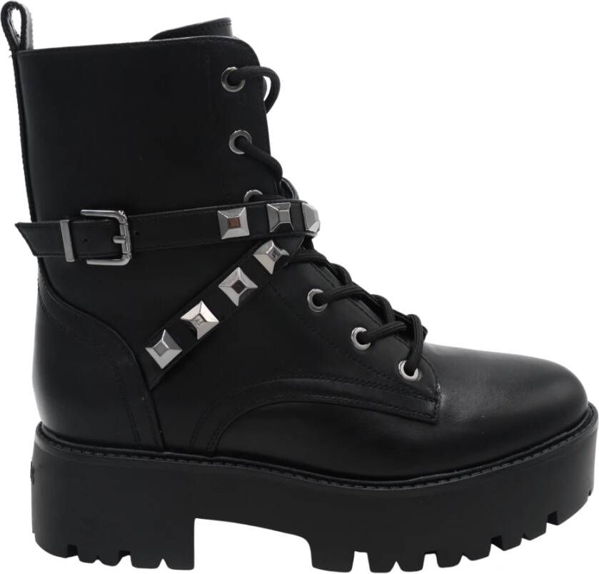 Guess Lace-up Boots Zwart Dames