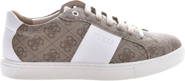 Guess Urban Style Sneakers met Logo Print Brown