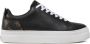 Guess Lage PU leren sneakers Gianelle Black Dames - Thumbnail 2