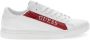 Guess Lage PU Leren Sneakers Wit White Heren - Thumbnail 1