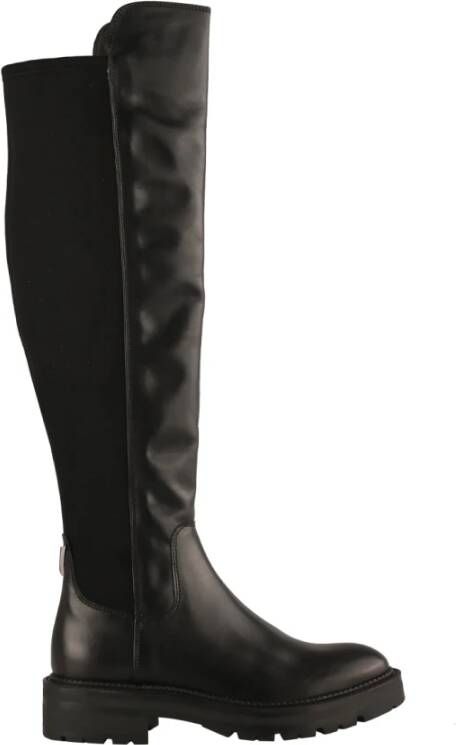 Guess Leren hoge laarzen en enkellaarsjes Black Dames - Foto 4