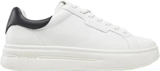 Guess Leren Sneakers voor Mannen White Heren