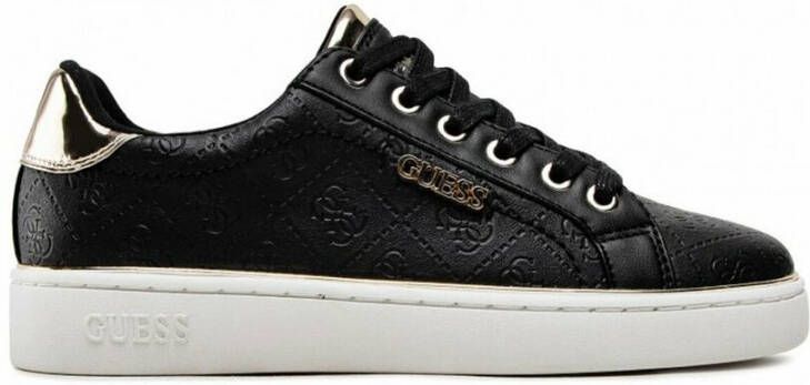 Guess Logo Sneakers Zwart Dames