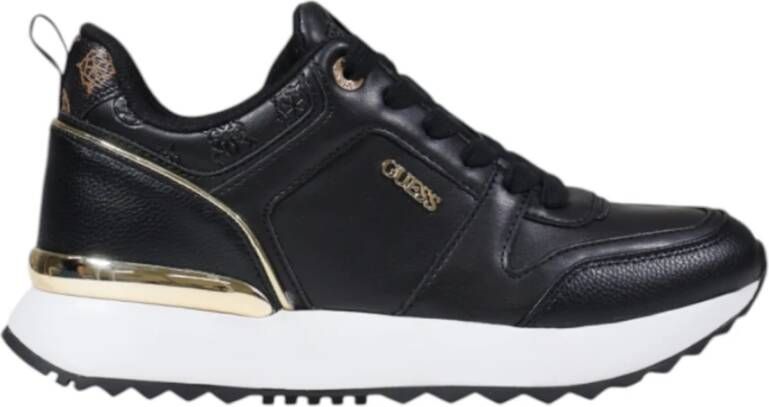 Guess Zwarte Casual Synthetische Sneakers oor Dames Black