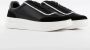 Guess Moderne leren sneakers met handtekeninglijn - Thumbnail 5