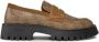 Guess Monogram Mocassins Logopatroon Brown Heren - Thumbnail 1