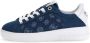 Guess Monogram Sneakers Blauw Model - Thumbnail 1