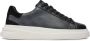 Guess Zwarte leren sneakers Elba model Black Dames - Thumbnail 2