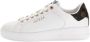 Guess Witte Leren Sneakers met Gouden Logo White Dames - Thumbnail 8