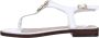 Guess Witte Gekruiste Band Sandalen White Dames - Thumbnail 2