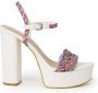 Guess Gekleurde Blokhak Sandalen voor Dames Multicolor Dames - Thumbnail 2