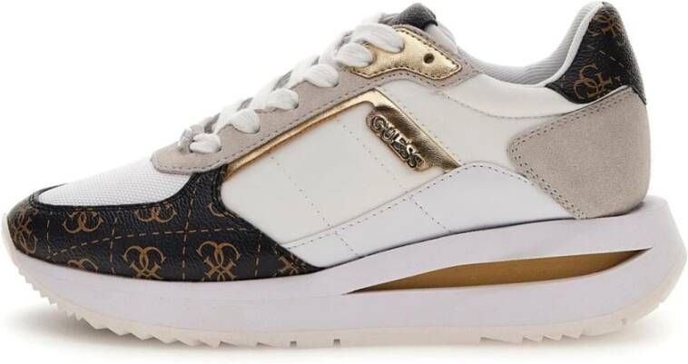 Guess PU Leren Sneakers Wit Blancs