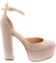 Guess Statement Synthetisch Leren Pumps Beige Dames - Thumbnail 1