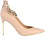 Guess Leren Stiletto Hakken met Ritssluiting Pink Dames - Thumbnail 4