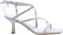 Guess Zilveren Glitter Vierkante Neus Sandalen Gray Dames - Thumbnail 9