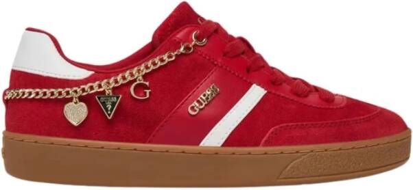 Guess Rode modieuze sneakers voor vrouwen