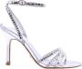 Guess Polyester Sandalen met Strass en Bandjes Gray Dames - Thumbnail 7