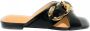 Guess Stijlvolle Leren Slipper met Vierkante Neus Black Dames - Thumbnail 4