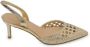 Guess Beige Pointed Toe Pumps met Gesp Strik Beige Dames - Thumbnail 3