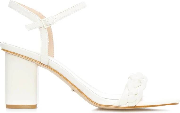 Guess Glamoureuze Elskens Hoge Hak Sandalen White Dames - Foto 7