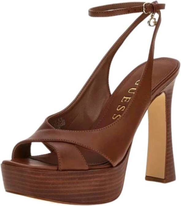Guess Sandals Brown Dames