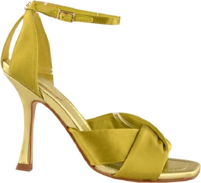 Guess Satin Sandaal met Vlechtwerk Groen Dames - Foto 5