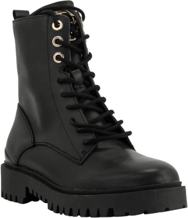Guess Dames leren enkellaarzen Olone zwart Black - Foto 7