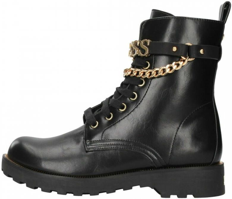 GUESS Nina Veterboots Laarzen Met Veters Dames Zwart - Foto 3