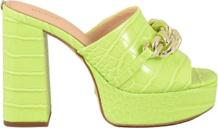 Guess Shoes Green Dames