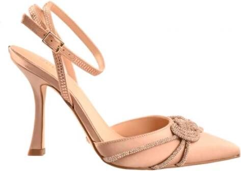 Guess Sierlijke Satijnen Hakken Pink Dames