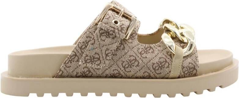 Guess Comfortabele Enegelen Slipper voor Thuis Multicolor Dames - Foto 5
