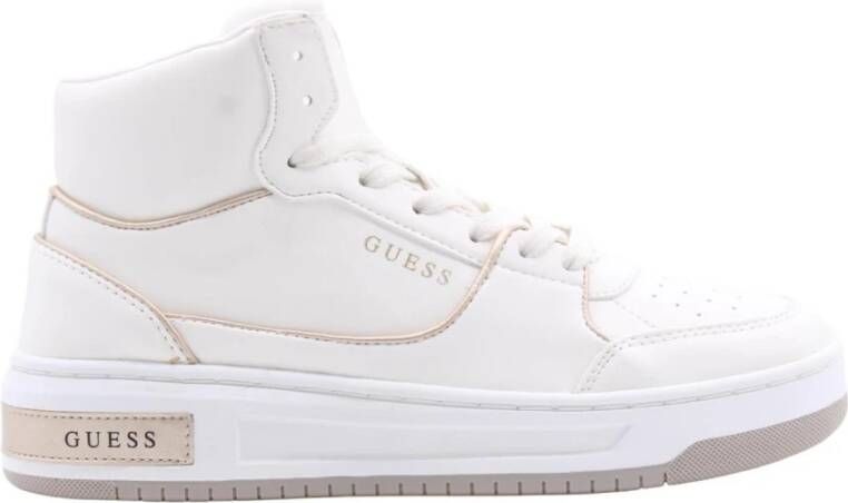 GUESS Tullia Hoge Dames Sneakers Wit Goud - Foto 2