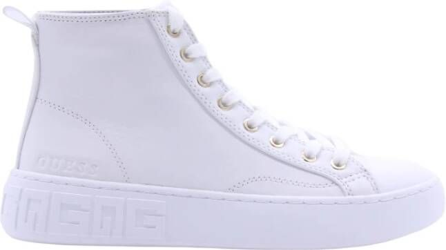 GUESS -- Invyte Hoge sneakers Leren Sneaker Dames Wit - Foto 20