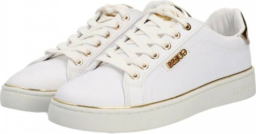 Guess Witte Embossed Bekie Active Lady Sneakers White Dames - Foto 7
