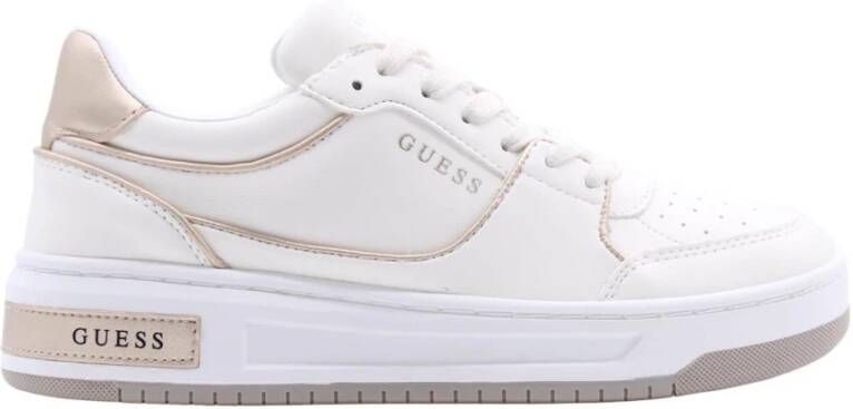 GUESS Tokyo Lage Dames Sneakers Wit Goud - Foto 12