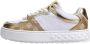 GUESS Fiena Lage Dames Sneakers -White Gold - Thumbnail 2