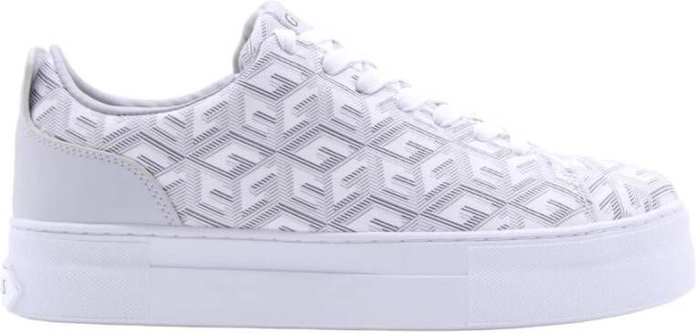 Guess Witte Giaa 5 Sneaker Dames White Dames - Foto 7