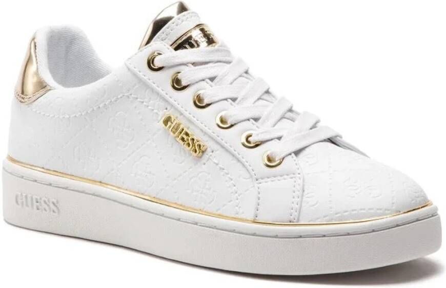 Guess Witte Embossed Bekie Active Lady Sneakers White Dames - Foto 5