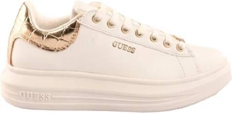 Guess Minimalistische Sneaker met Verhoogde Zool en Kokos Laminaat White Dames - Foto 11