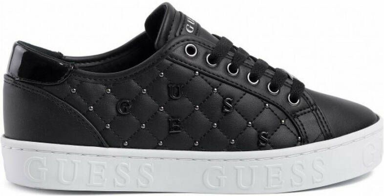 GUESS Gladiss Active Lady Leather Li Dames Sneakers Zwart