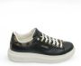 Guess Dames Sneakers Vibo van leer zwart bruin Wit Dames - Thumbnail 12