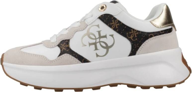 Guess Witte Sneakers Modern Klassiek Ontwerp Multicolor Dames - Foto 5