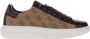 Guess Stijlvolle Beige Bruine Sneakers voor Mannen Brown Heren - Thumbnail 5