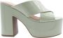 Guess Stijlvolle Hoge Hak Sandalen Green Dames - Thumbnail 1