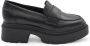 Guess Loafers van zuiver leer met labeldetails model 'FINDA' - Thumbnail 10