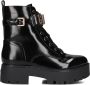 Guess Zwarte Veters Polyurethaan Laarzen Black Dames - Thumbnail 26