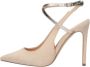 Guess Strappy Hoge Hak Sandaal Amazie Beige Dames - Thumbnail 3